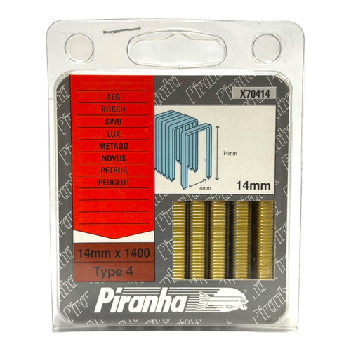 Piranha x70414 type staples - type,