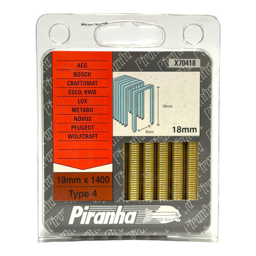 Piranha x70418 type - x70418, staples